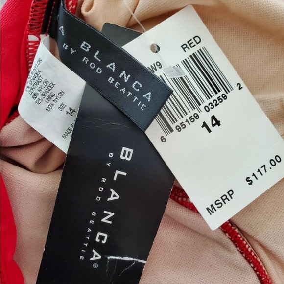 Red La Banca Swimsuit - Picture 7 of 8